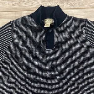 LL Bean Norwegian birds eye cardigan. Medium